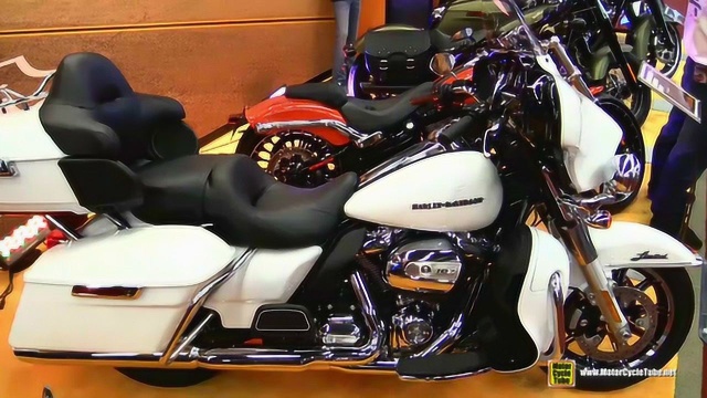 2017蒙特利尔摩托车展,哈雷戴维森白色公司定制版