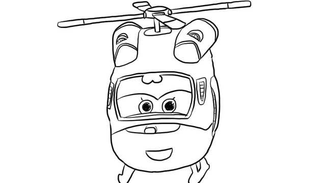 超级飞侠小爱幼儿亲子简笔画宝宝轻松学画画