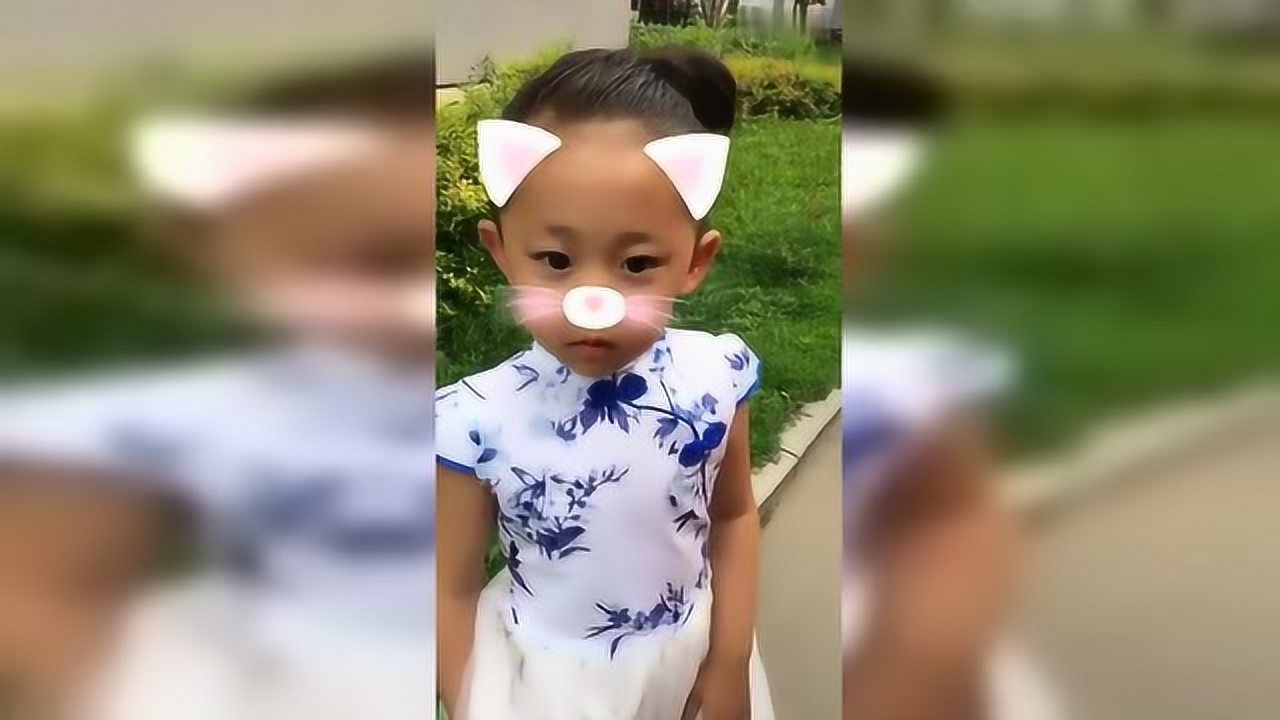 何依诺给爸爸说绕口令结果说成了爸是爸儿是儿我爸是我儿