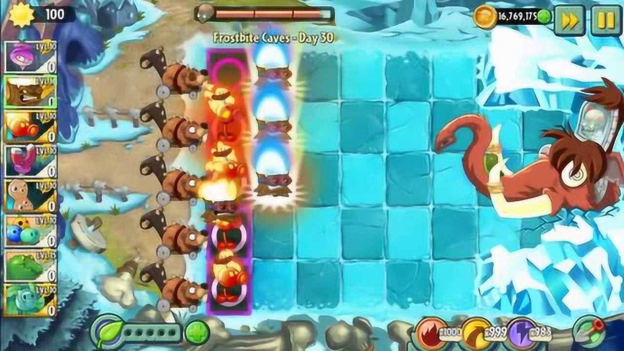 火焰豌豆射手火烤獠牙征服者!pvz全球玩家花絮