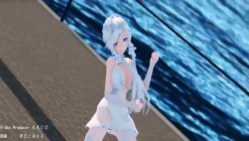 碧蓝航线MMD 60fps 闪烁在海边的爱情火花 光辉在等着你哦