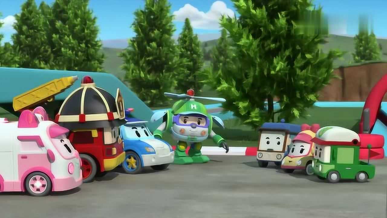 变形警车珀利:野营之前得给小家伙们交代好才行