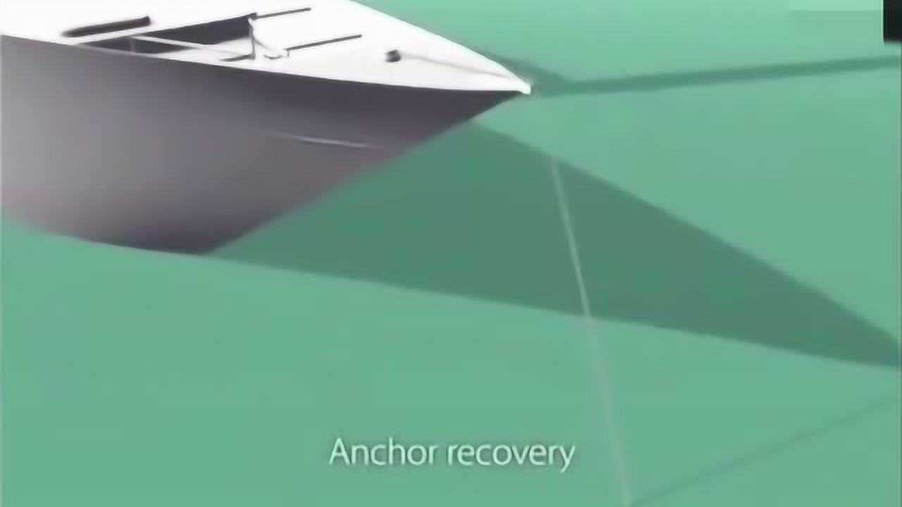 科普:一分钟看清船舶抛锚后是如何把船固定的,起航时怎么收锚的