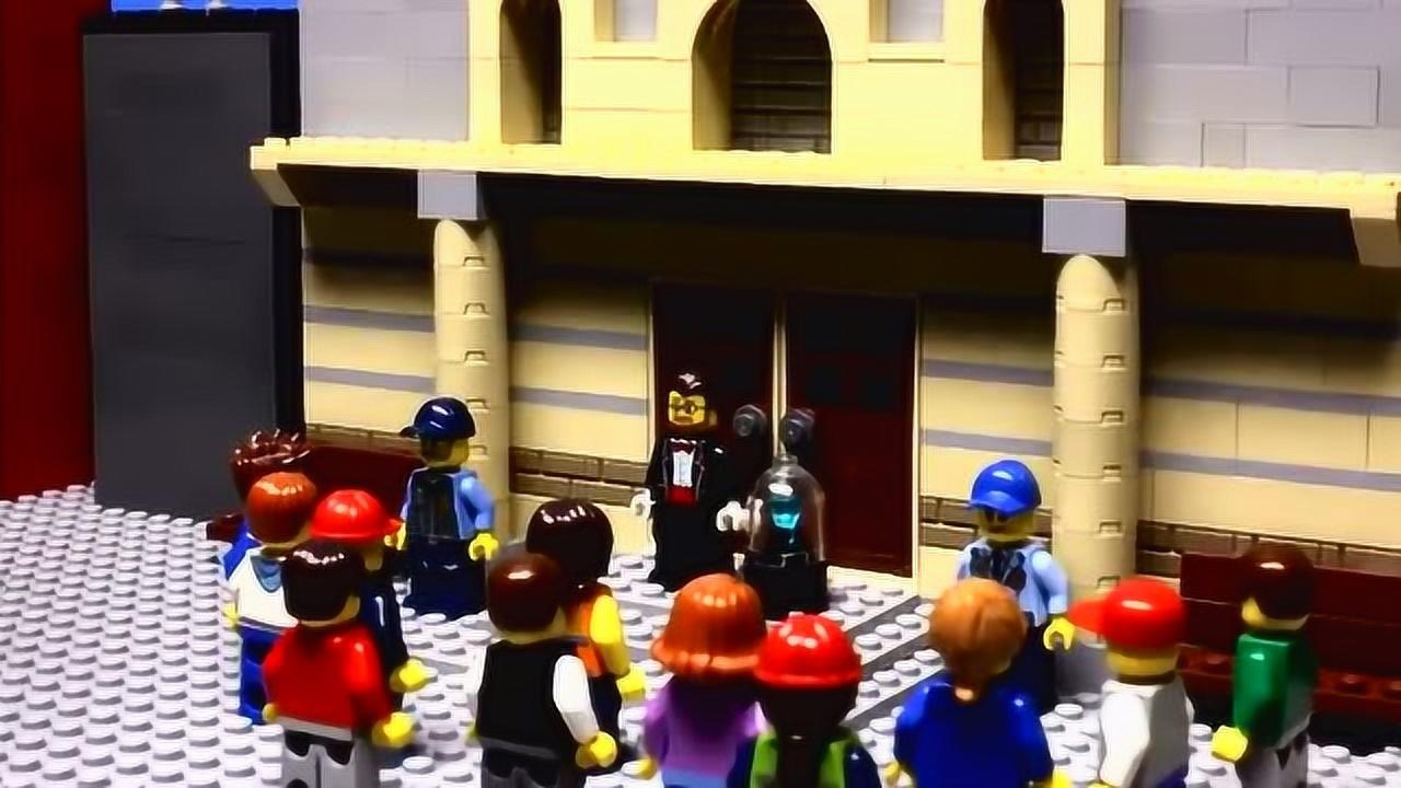 乐高警察抓小偷系列城市警察队长追击钻石大盗