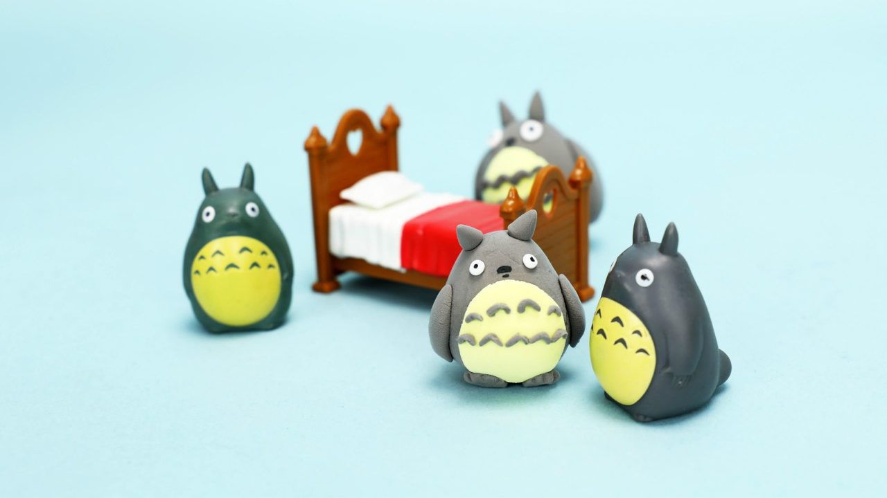 龙猫宫崎骏动漫人物手工彩泥超轻粘土教程亲子趣盒子手工课