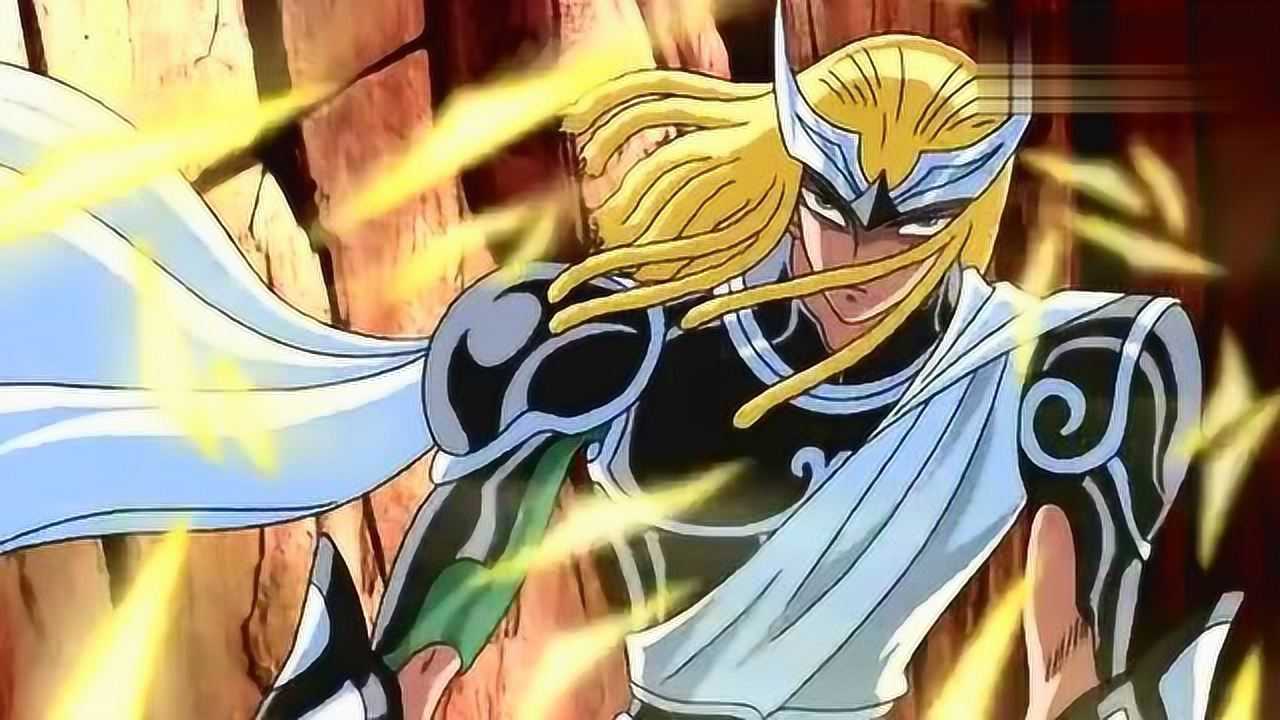 圣斗士天界篇一辉和阿瞬都敌不过特修斯顽强斗志让天斗士钦佩