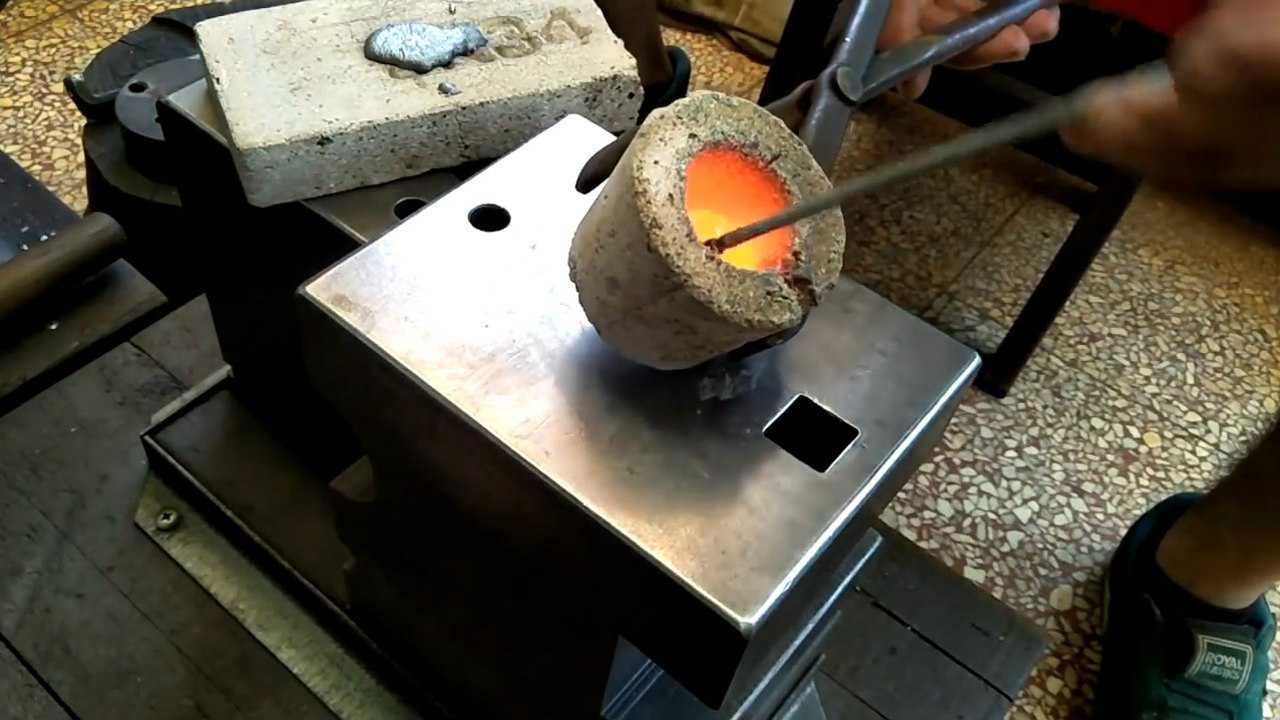 铁匠制作小型坩埚看着它想起了中学课本