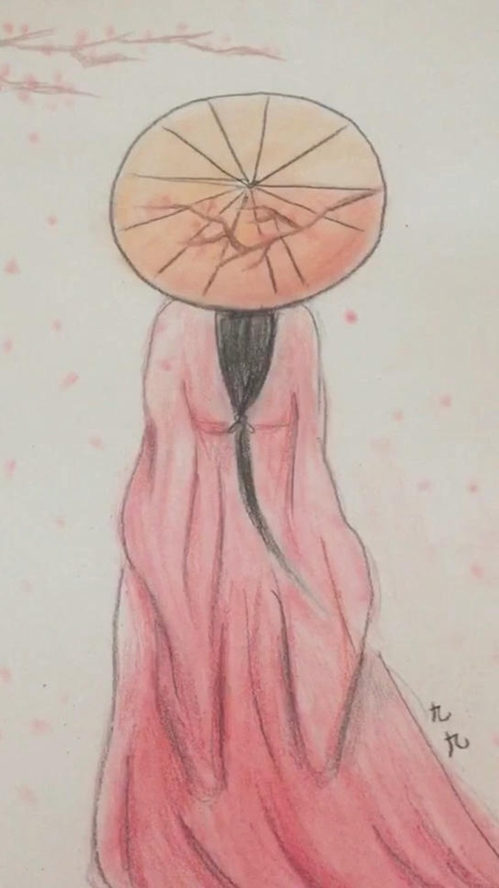 教你画古装背影