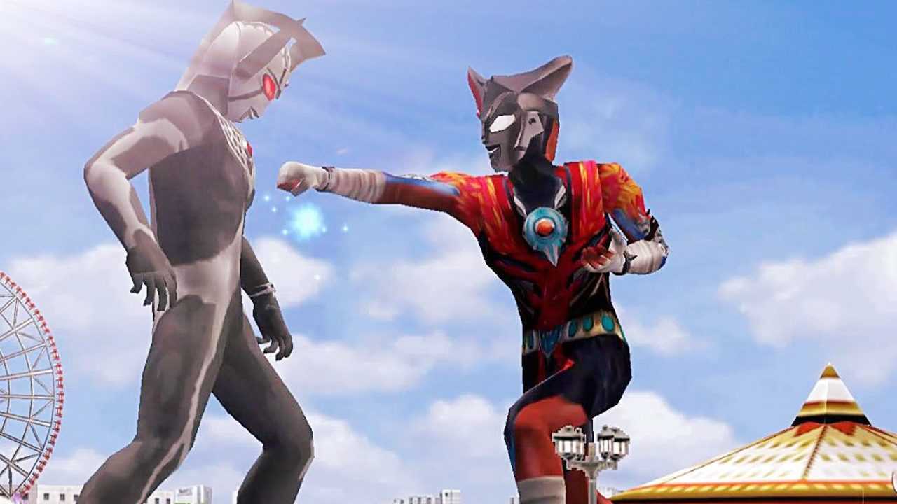 奥特曼格斗进化0雷欧奥特曼对战卡欧斯泰罗奥特曼