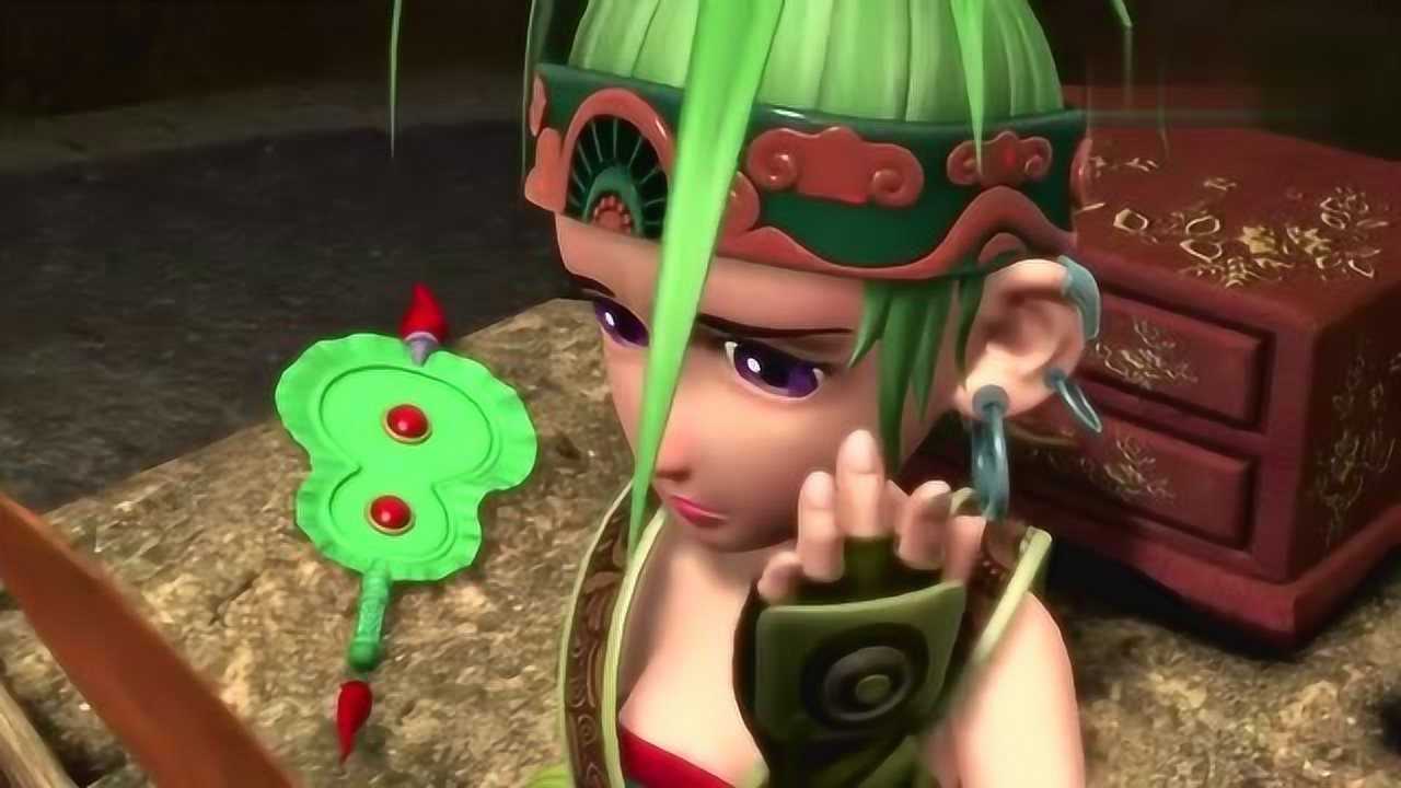梦幻西游骨精灵想偷偷的拿走芭蕉扇结果还是被发现了呢