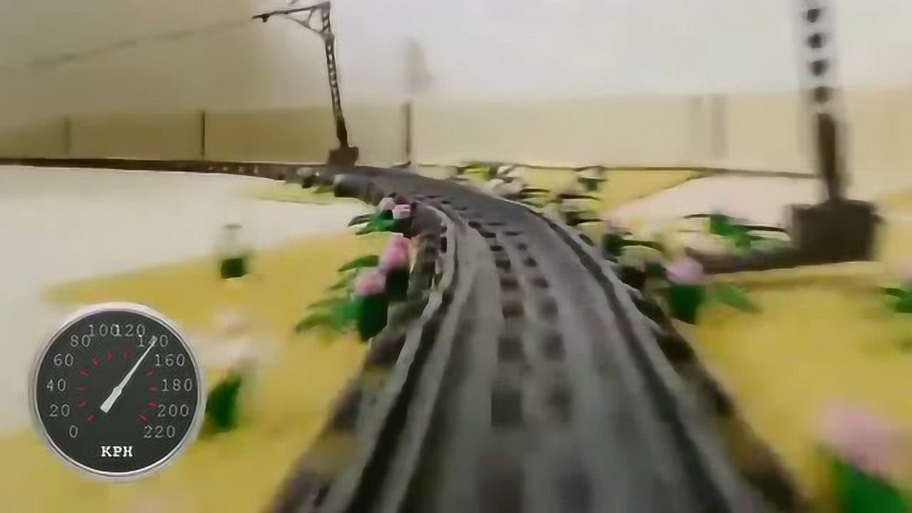 《乐高玩具》第一视角带你体验，乐高玩具火车最新动力套装_高清