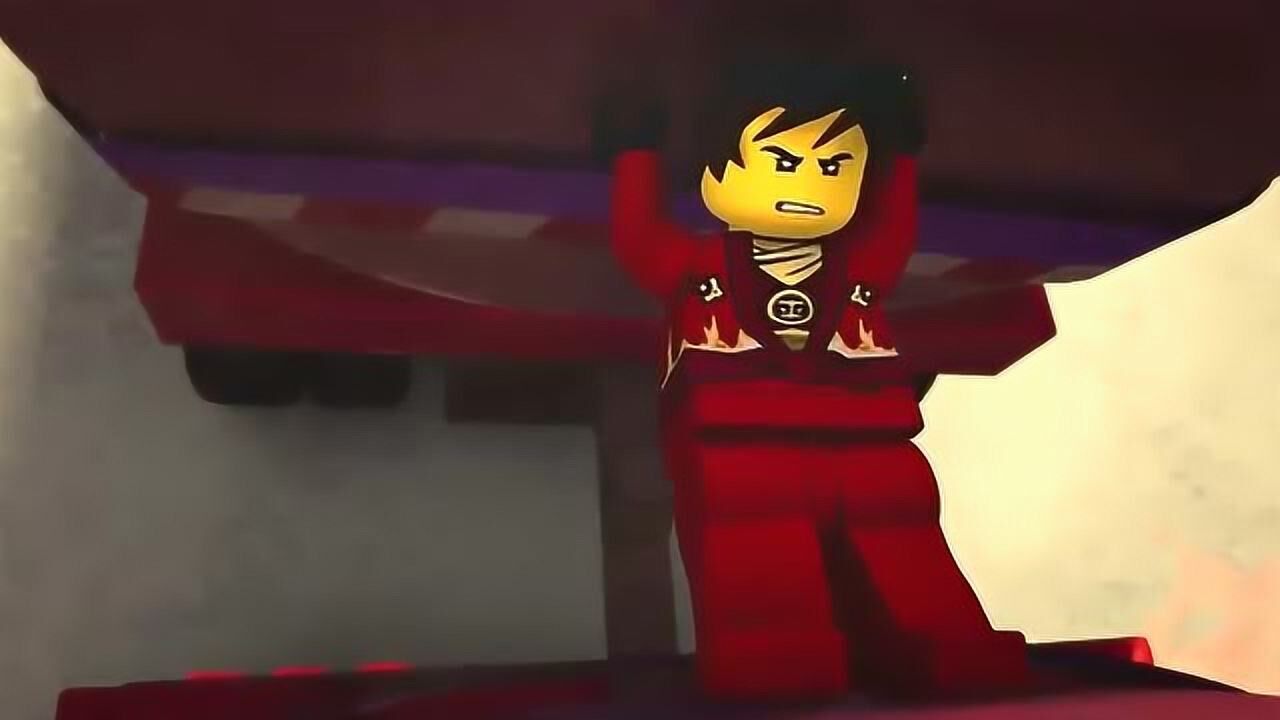 乐高幻影忍者凯在煤油车上大战机器忍者他的这场战斗给满分