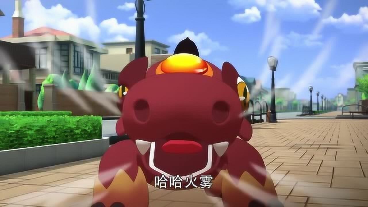 斗龙战士天下无双的雷古曼也会怕哈巴龙的哈哈火雾