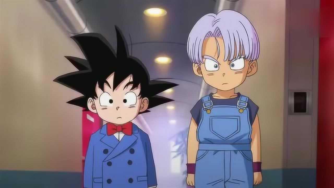 七龙珠 这个阿姨竟然是特兰克斯的女朋友, 悟天- 好厉害