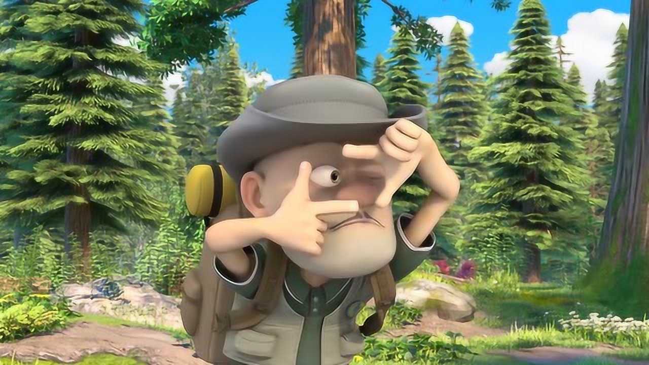 熊出没之探险日记:光头强学狗叫,学的还挺像