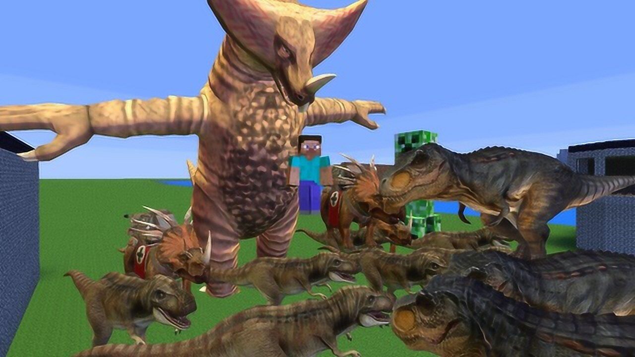 小强解说gmod游戏恐龙大对决霸王龙能赢吗