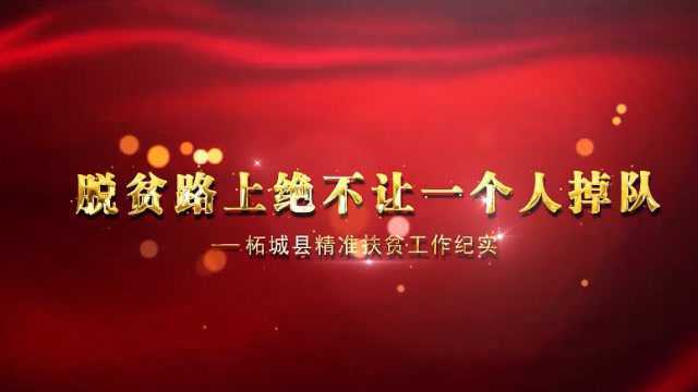 脱贫路上绝不让一个人掉队——柘城县脱贫攻坚工作纪实