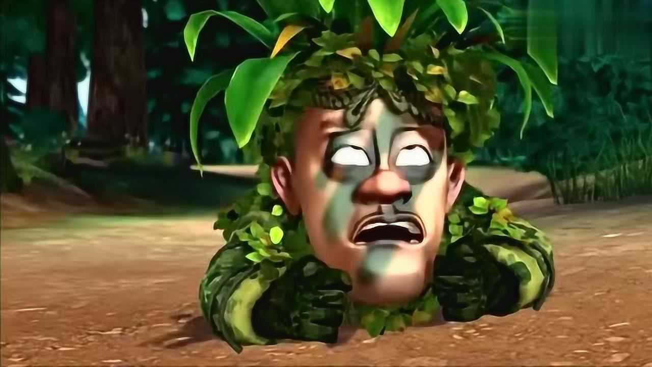 熊出没光头强的特种兵伪装术看完你知道谁才是真正的丛林之王