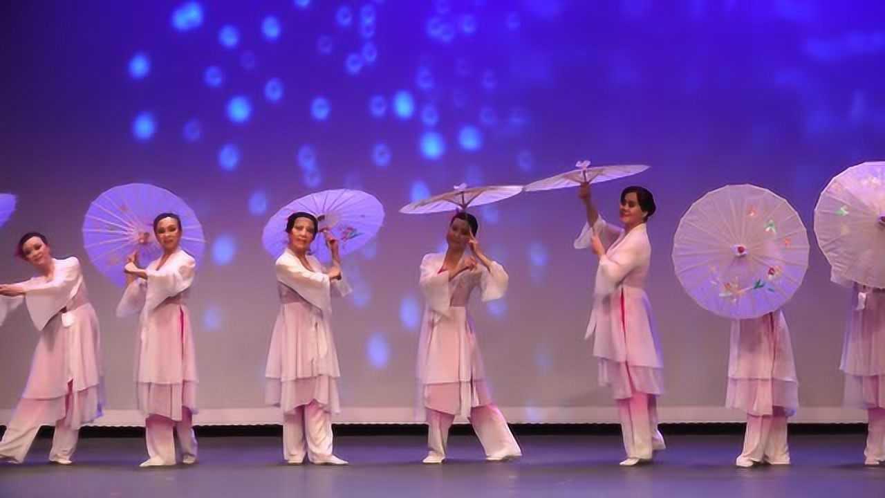 古典舞伞舞《美人吟》舞蹈视频最美民族舞蹈群舞_高清1080P在线观看平台_腾讯视频