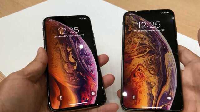 iPhone XS与XS Max真机上手对比,看看表现如何!