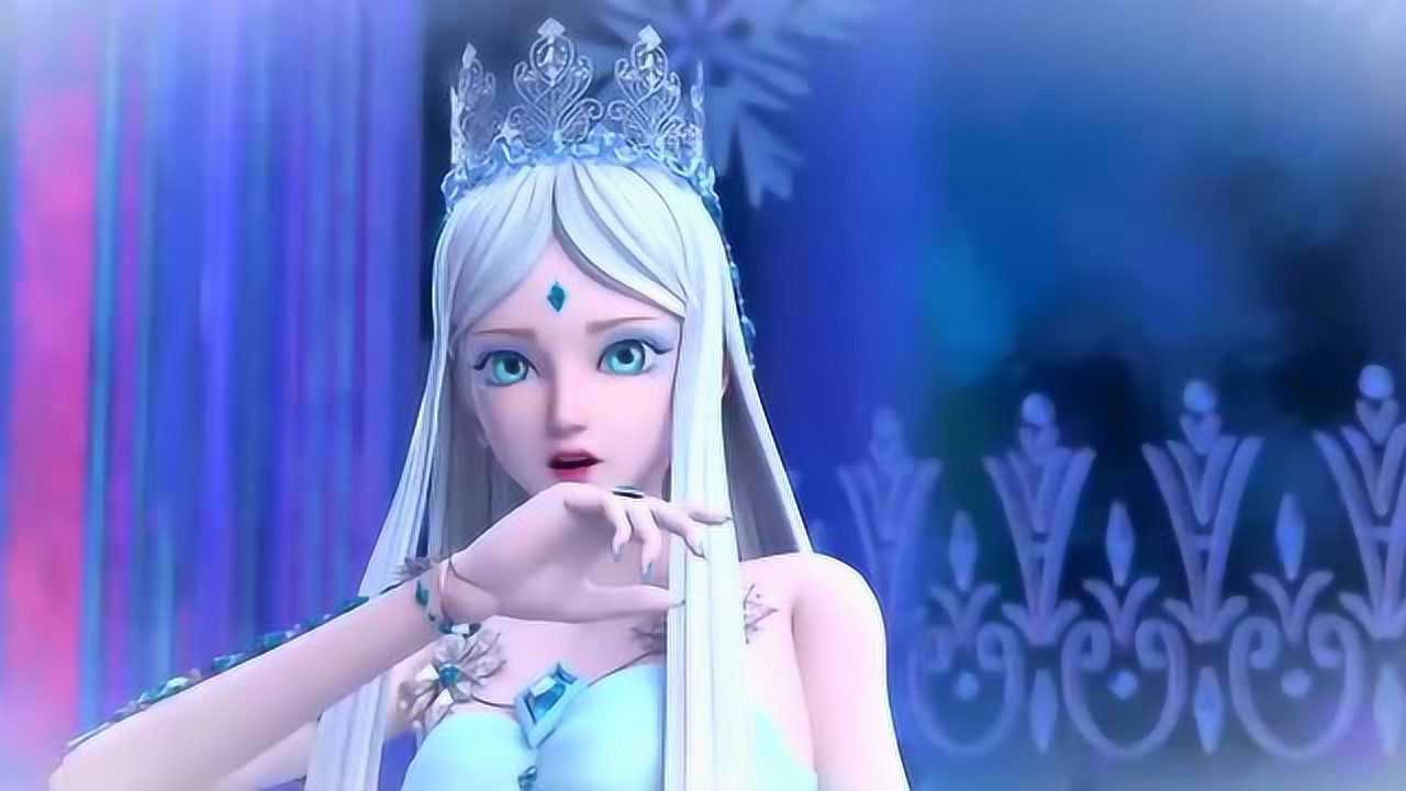 精灵梦叶罗丽:神兽这是向冰公主撒娇吗?好可爱呀!