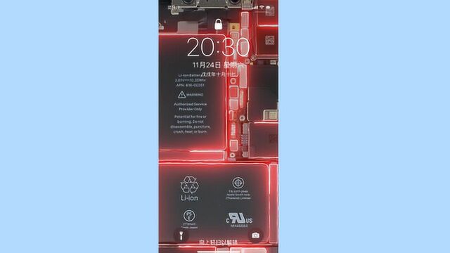 炫酷的拆机电流动态壁纸,iPhone、安卓都有,操作简单