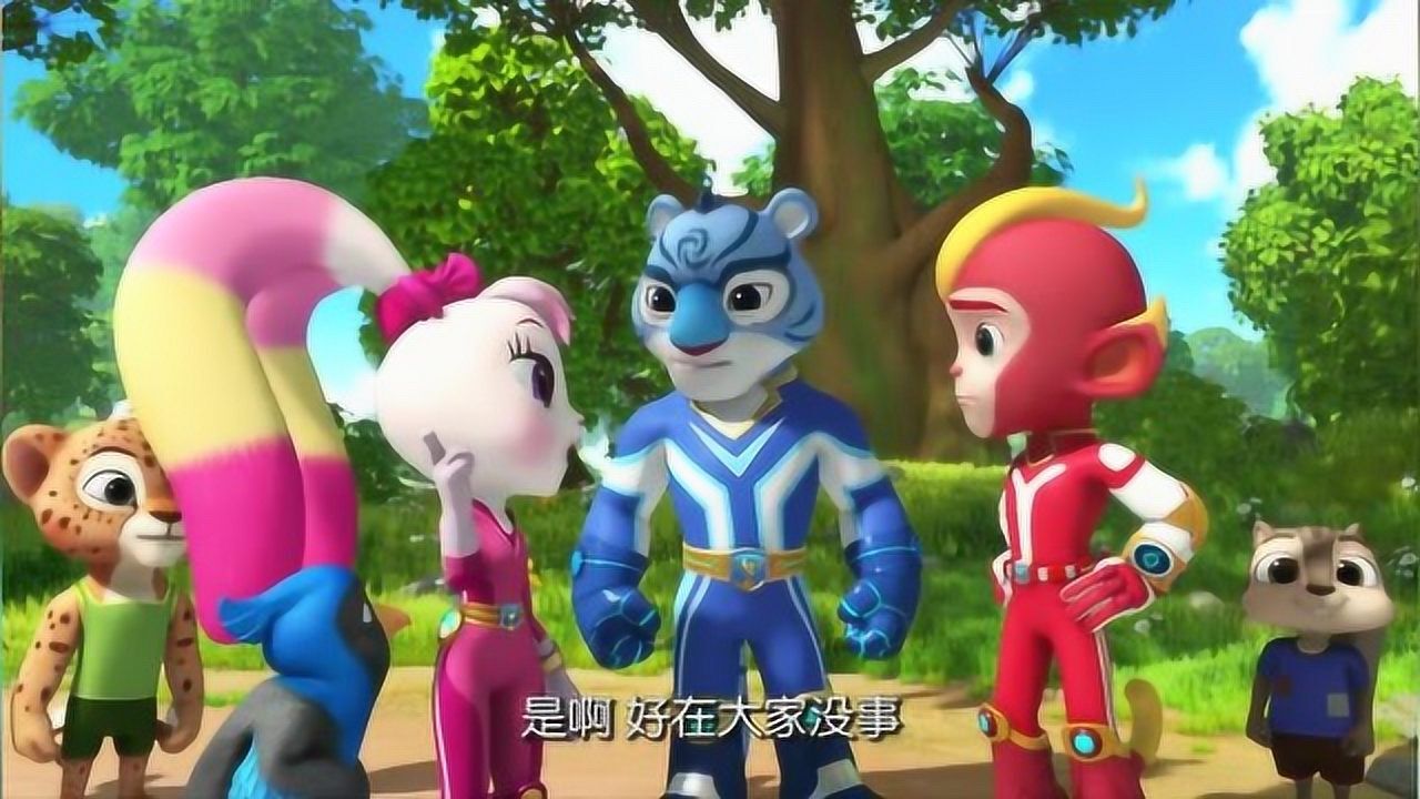 宇宙护卫队风暴闪电及时赶到还好观景台倒塌之前疏散群众了