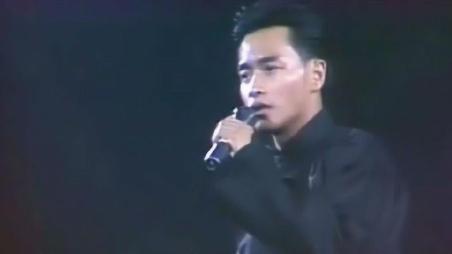 张国荣1988百事巨星演唱会:演唱经典歌曲《胭脂扣》