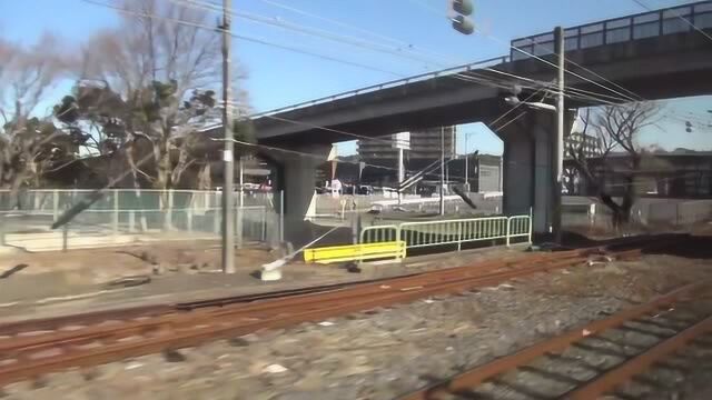 日本铁路4K 常磐线651系普通列车车窗駅 富冈车站