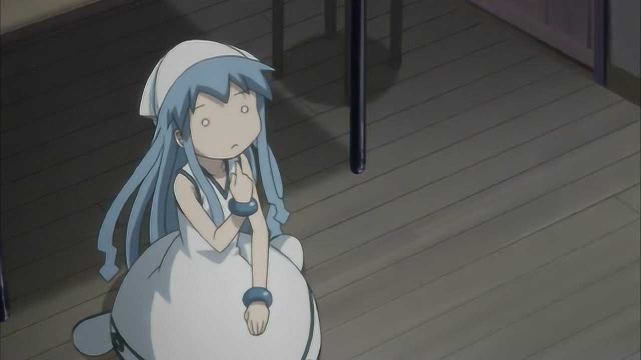 侵略乌贼娘荣子把乌贼娘关进了小房间乌贼娘以为大家要吃她