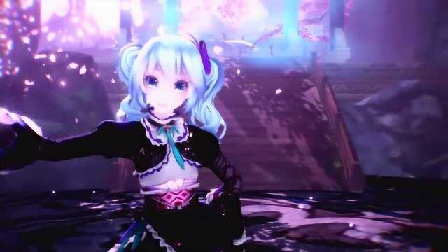 MMD唯美月樱,初音未来 Hatsune Miku咏春