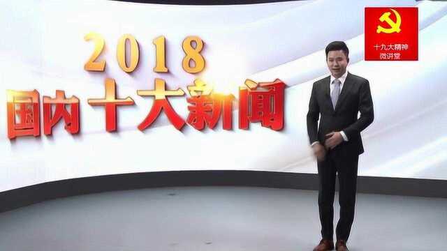 2018国内十大新闻 上