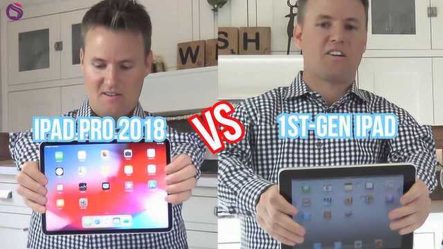 iPad Pro抗弯曲测试,iPad Pro vs iPad第一代