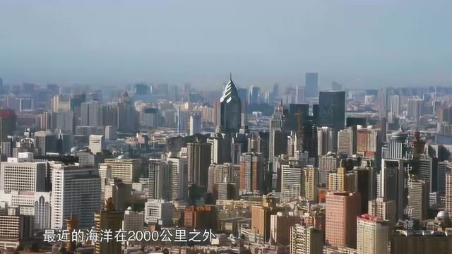 航拍中国:乌鲁木齐市全世界离海洋最远的大城市