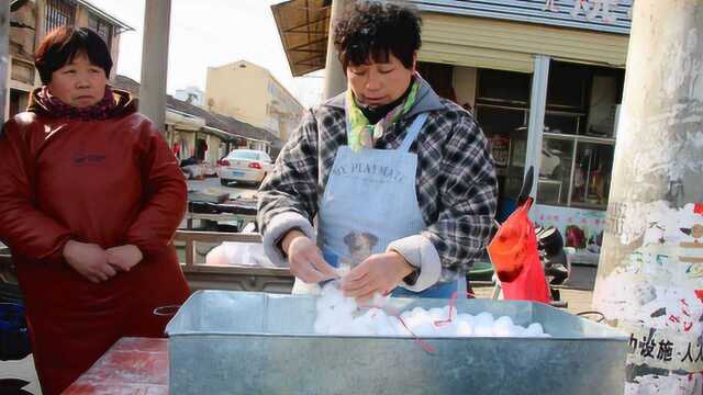 安徽砀山传统美味手工元宵