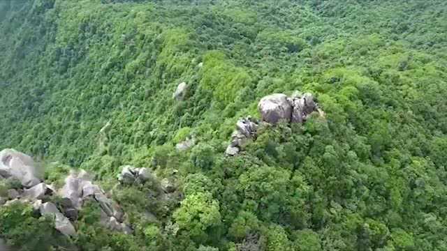 航拍中国:4K航拍香港九龙狮子山,感觉跟内地的山区县一样!