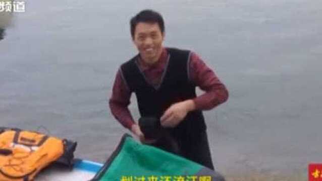 每天都在浪的小伙:公司在家对岸怎么办? 重庆小伙每天划船上班