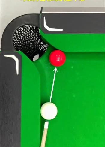 台球技巧:你以为袋口球随便打都能进?其中的学问可大了!
