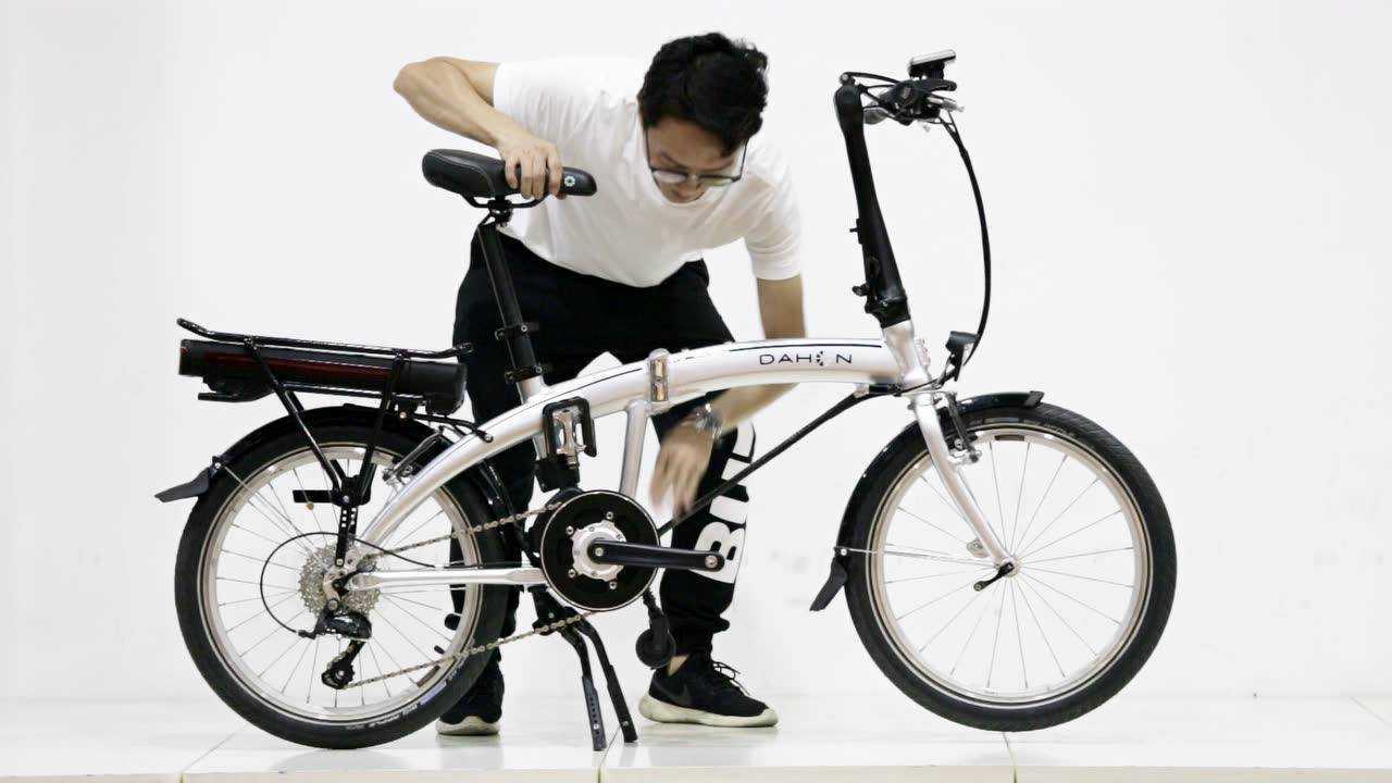 DAHON PAA083大行折叠电动车 折叠示范_腾讯视频