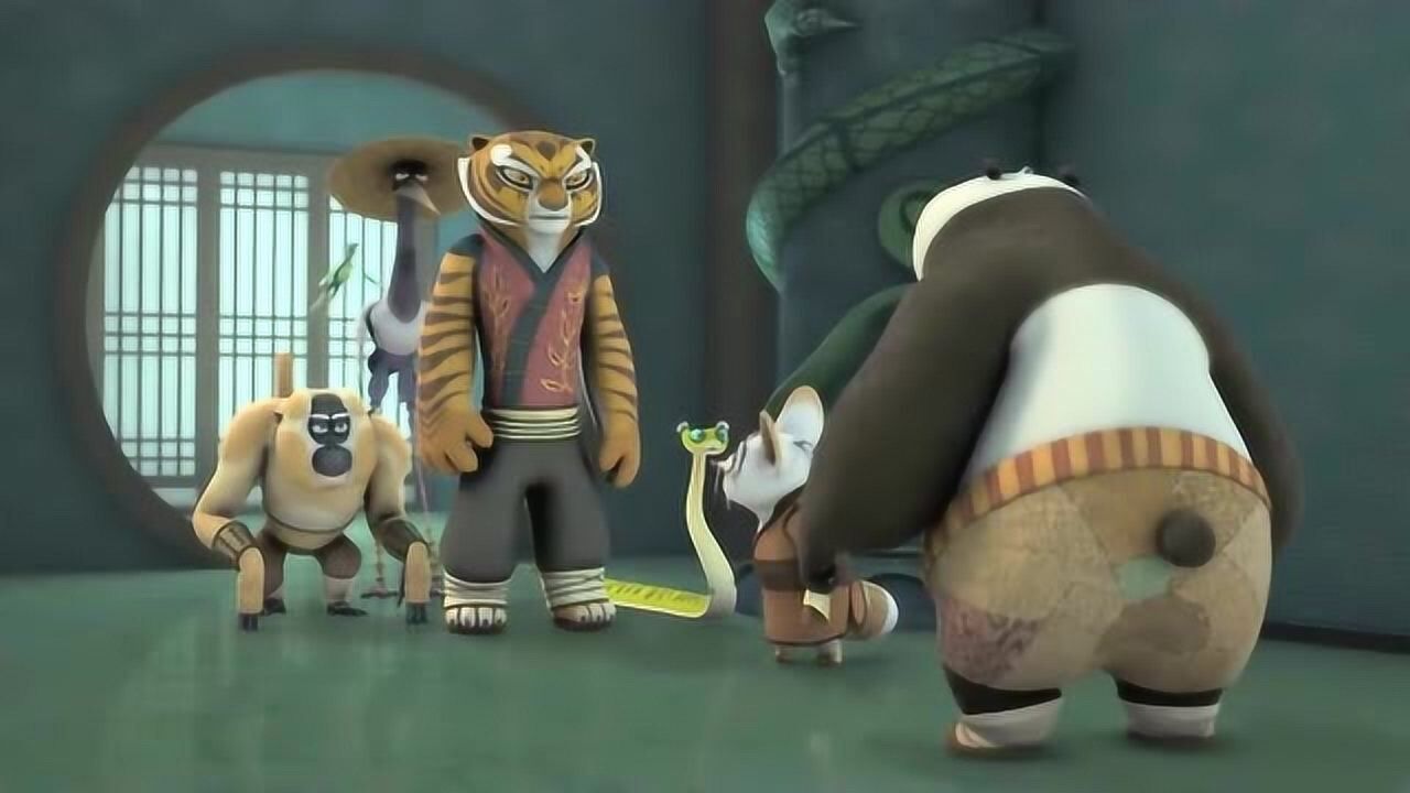 《功夫熊猫盖世传奇》精彩合集_功夫熊猫:读心术将阿宝给折磨疯了,师傅和盖世五侠都嫌弃他了_动漫_高清完整版视频在线观看_腾讯视频