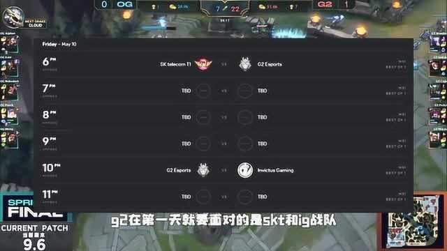 LOL:MSi入围赛进行中,正赛第一日,G2面对夺冠热门SKT和IG战队