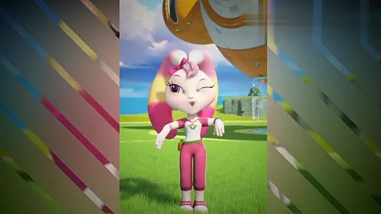 宇宙护卫队:彩虹女神跳《问候歌》,长长的耳朵真是太可爱了