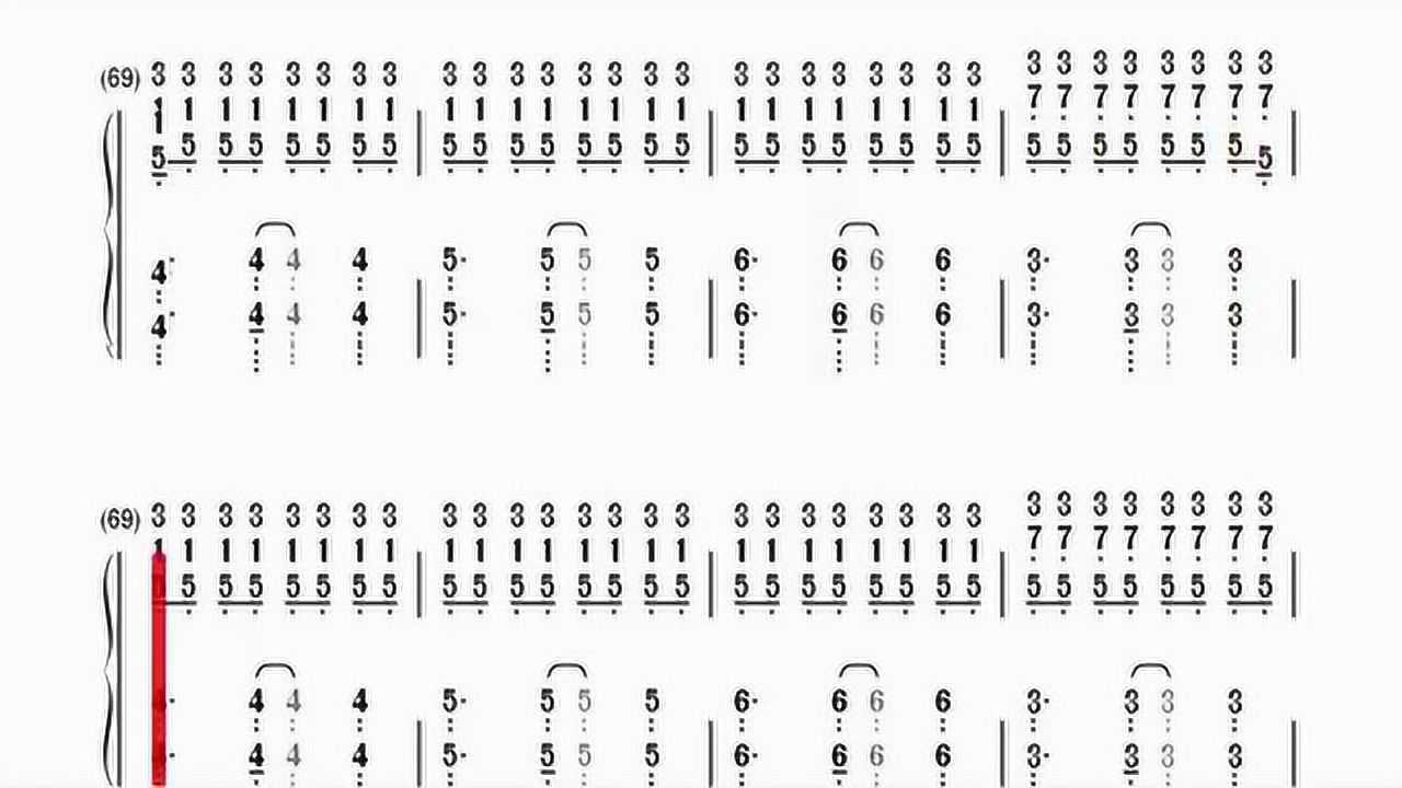 视听简谱溯reverse钢琴简谱弹奏版这一秒只想在爱里沉溺这世界是块冰