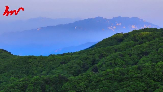 延时美丽中国风景尧山日出景区