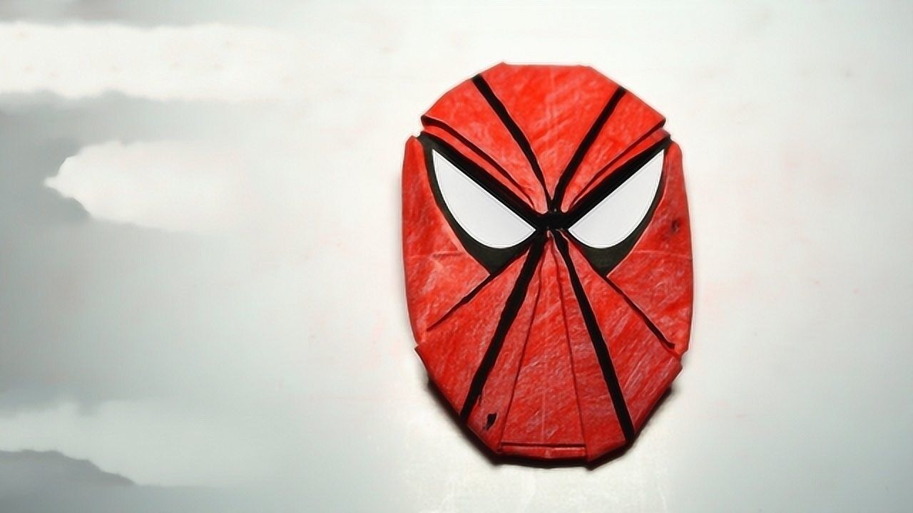 《蜘蛛侠英雄远征》大火,来教你折蜘蛛侠面具书签,简单好玩!