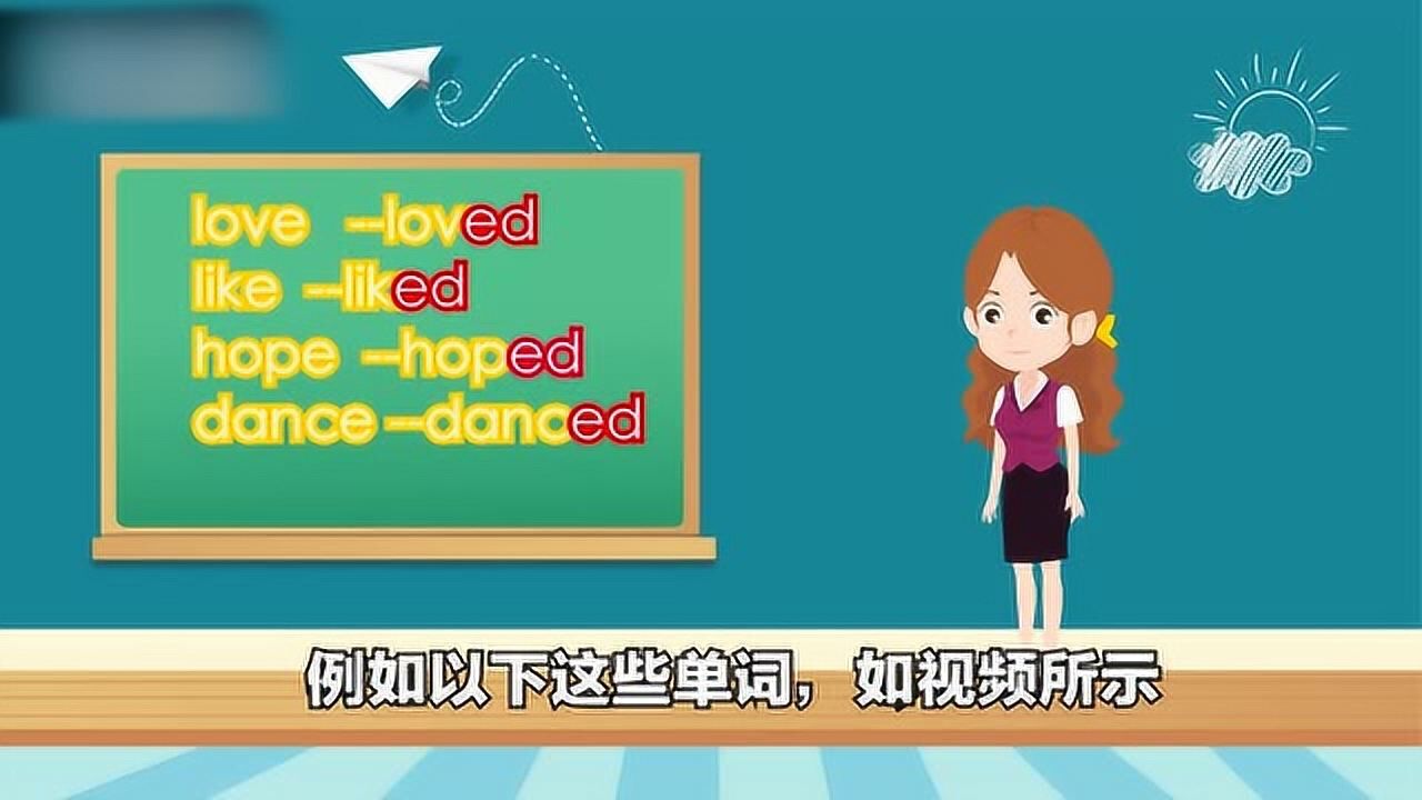 动词过去式的变化规则_腾讯视频