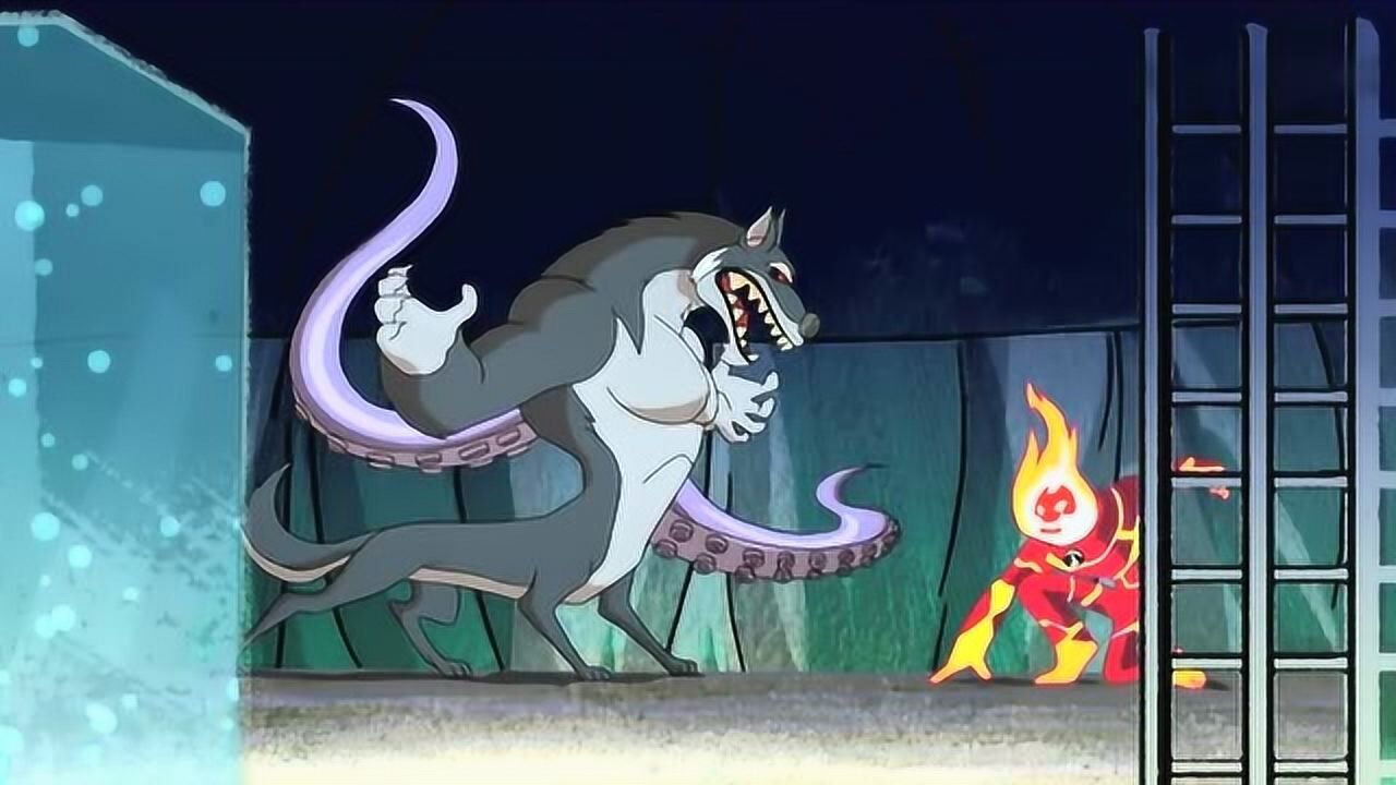 少年骇客:董悟博士自己被变形枪打中,结果变成了半人半兽的怪物