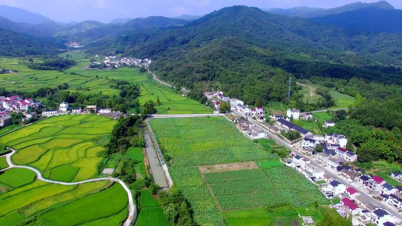 新丰乡盛洪村航拍