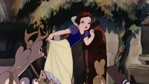 白雪公主躲到森林里，动物们太友善，直接帮她找个新家