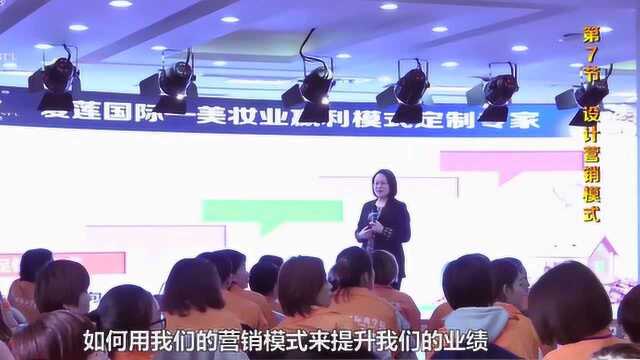 爱莲商学院业绩倍增之《单店盈利模式》07:设计营销模式